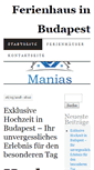Mobile Screenshot of ferienhaus-budapest.de