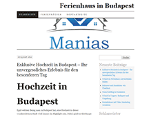 Tablet Screenshot of ferienhaus-budapest.de